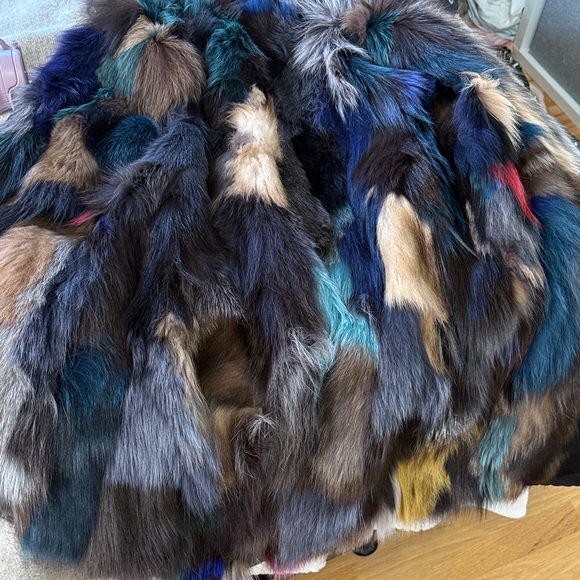 Jocelyn Black Utility Jacket with Real Fur Lining - Picture 5 of 7